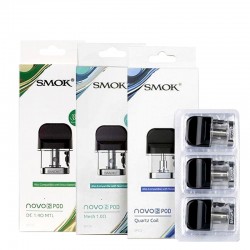 SMOK Novo 2/Novo 2S Replacement Pod Cartridge 2ml (3pcs/pack)