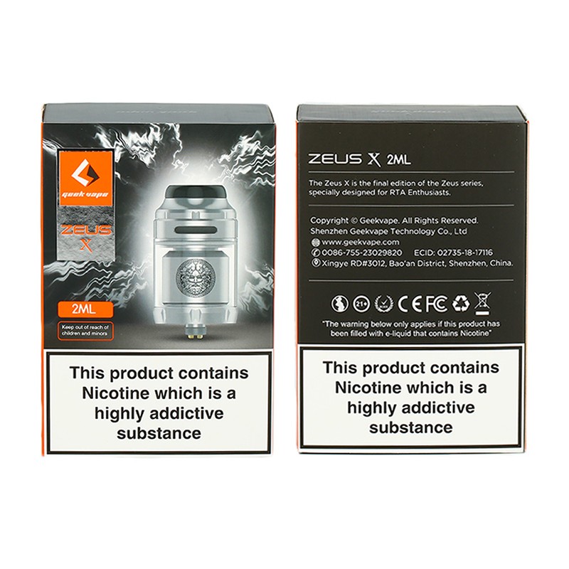 GeekVape Zeus X RTA Package Box