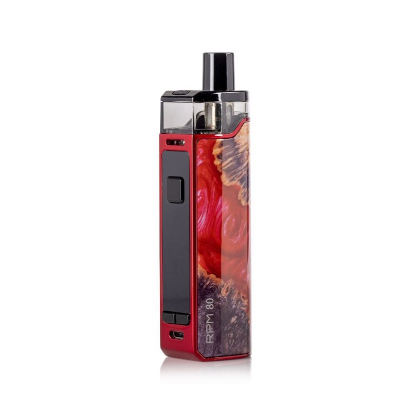 SMOK RPM80 Pod Mod Kit 80W Red Stabilizing Wood