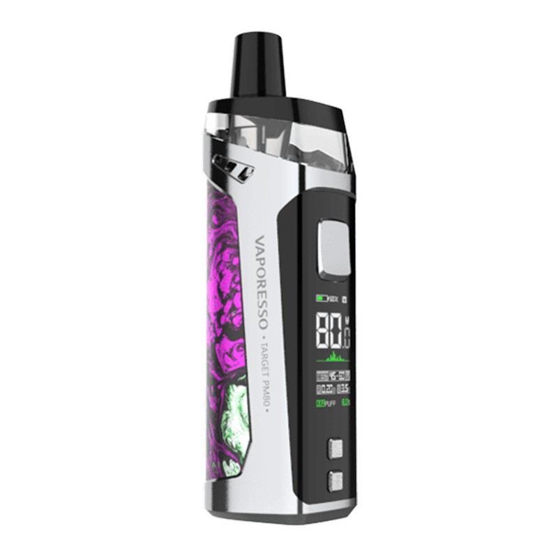 Vaporesso Target PM80 Pod Mod Kit Silver Purple