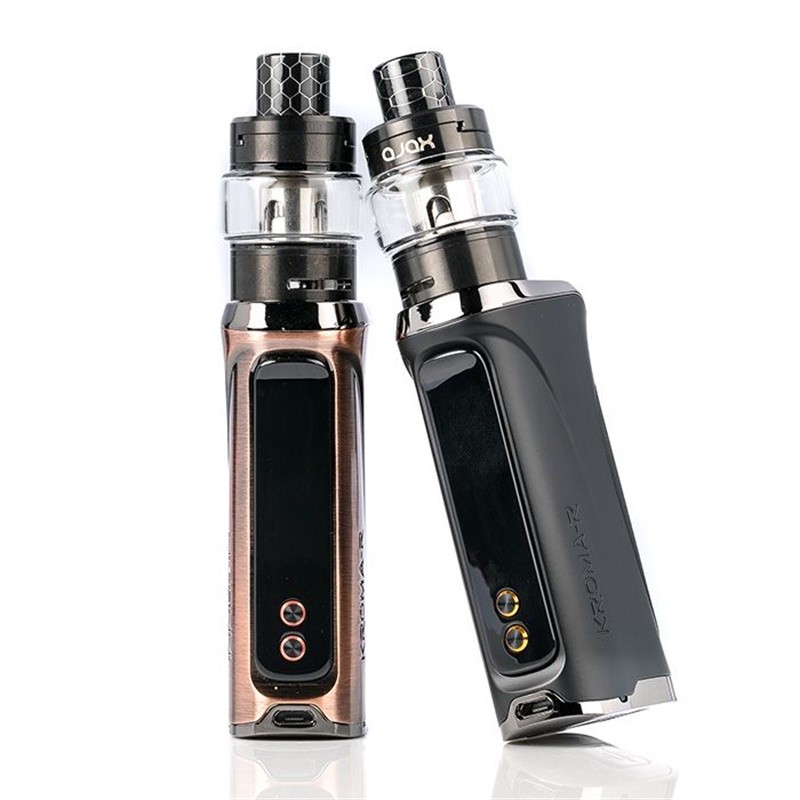 innokin kroma-r 80w kit front user interface and tilted side view