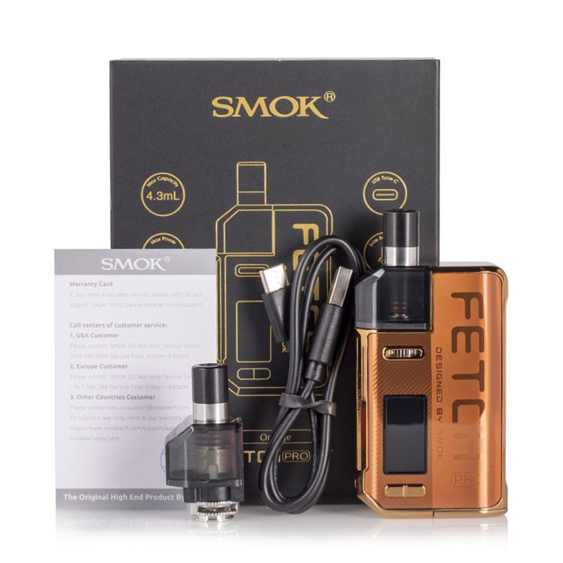 smok fetch pro pod mod kit package contents