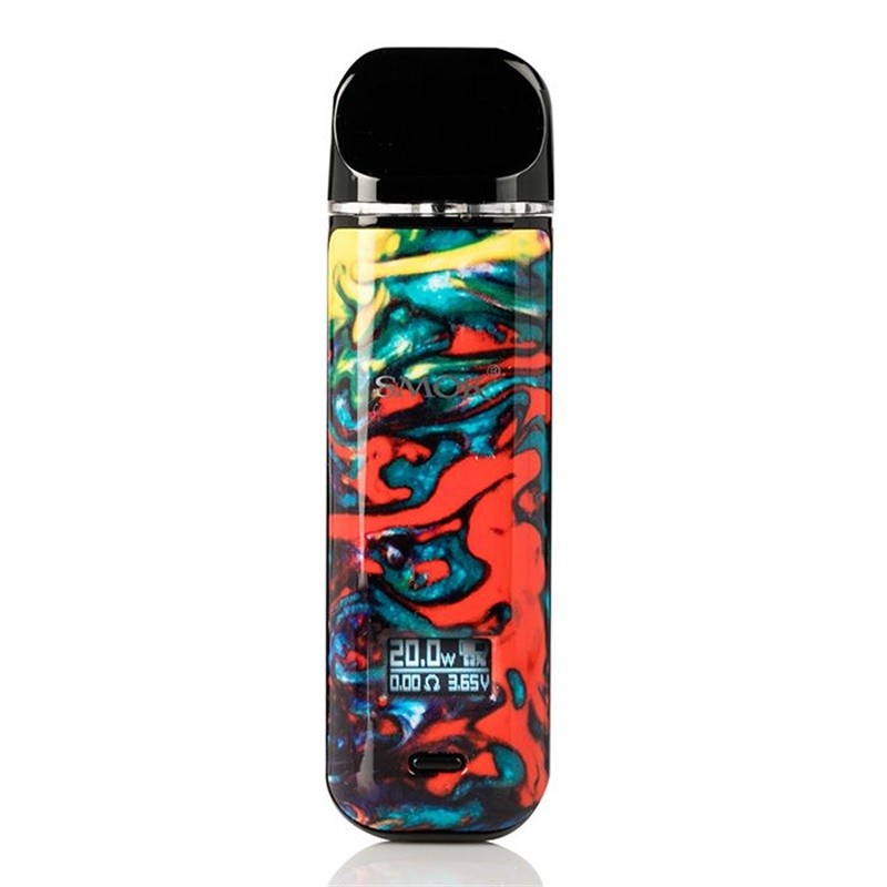 smok novo x pod kit 7-color resin