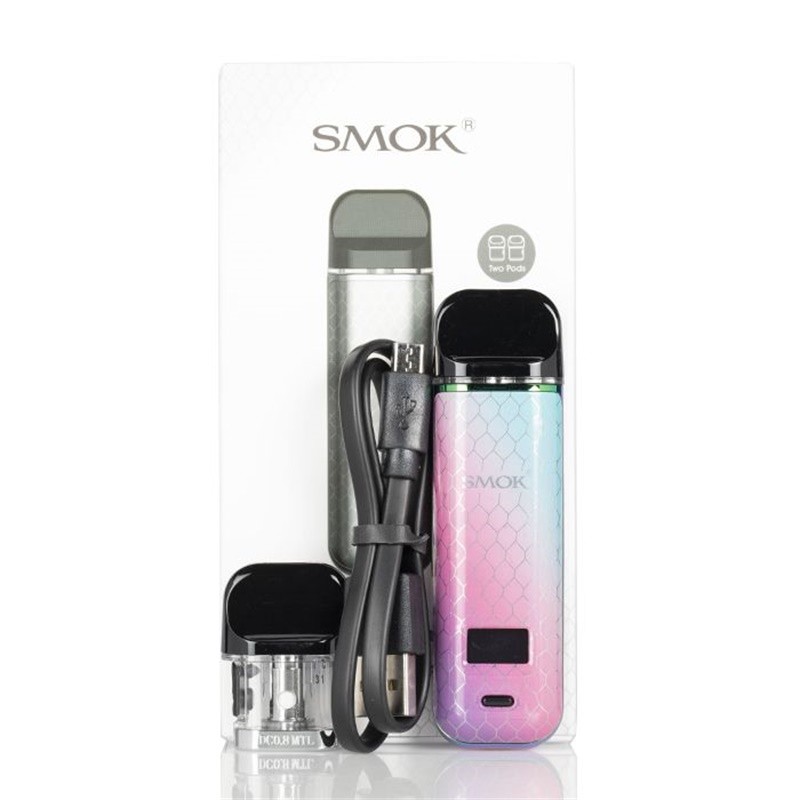 smok novo x pod kit package contents