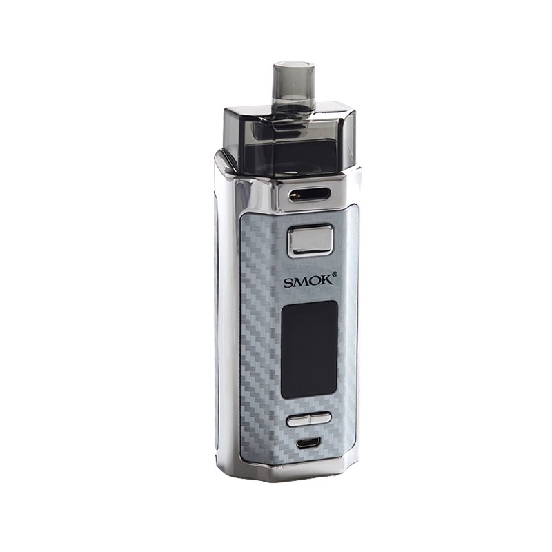 SMOK RPM160 Dual 18650 Pod Mod Kit 160W Silver Carbon Fiber