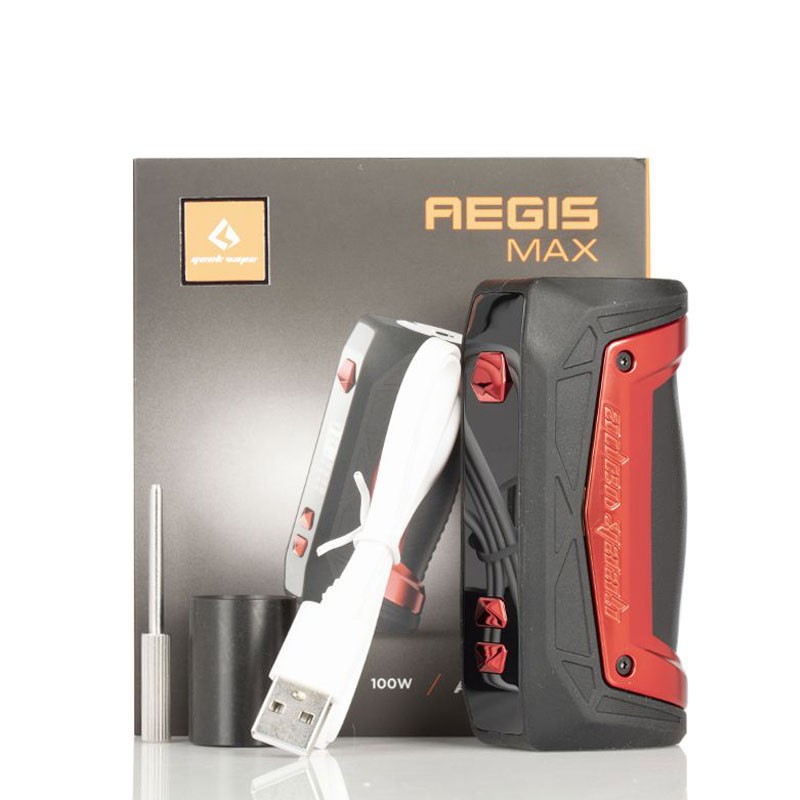 Geekvape Aegis Max Box Mod 100W package content