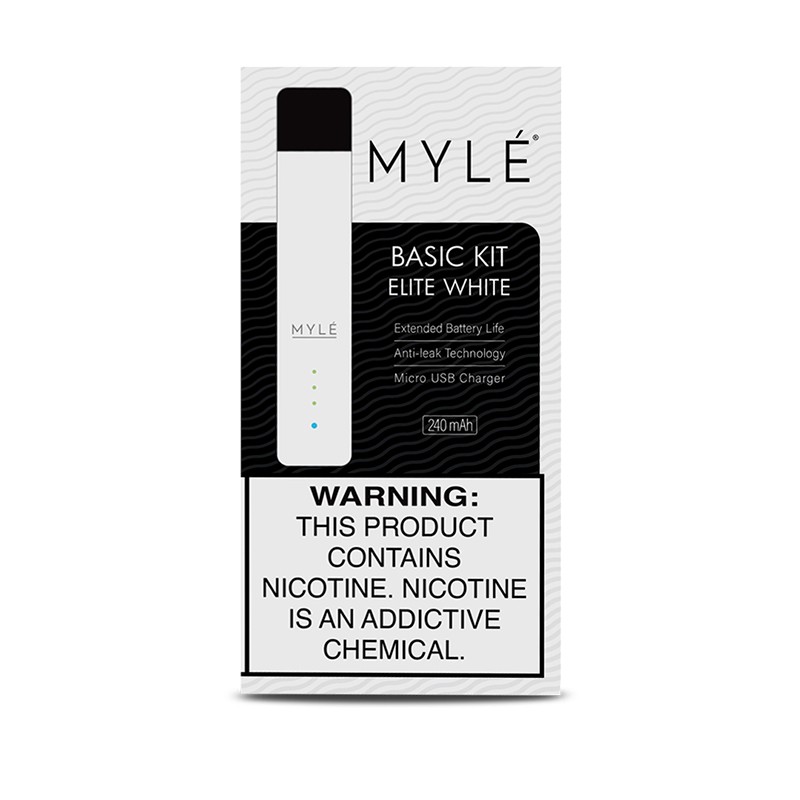 mylé v4 device battery elite white box