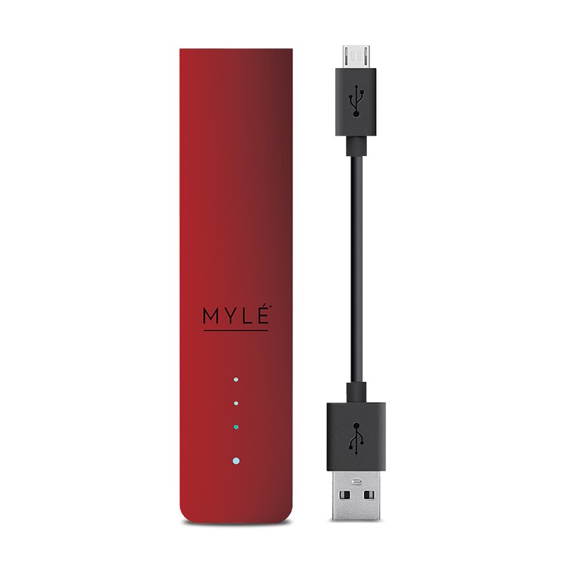 mylé v4 device battery hot red