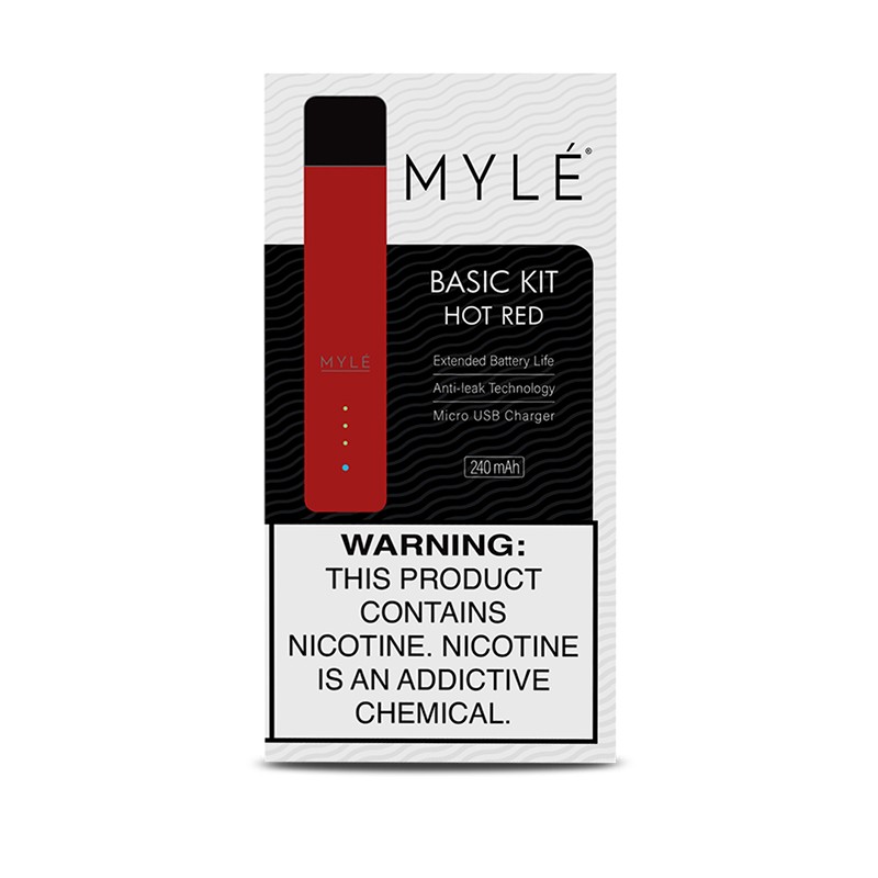 mylé v4 device battery hot red box