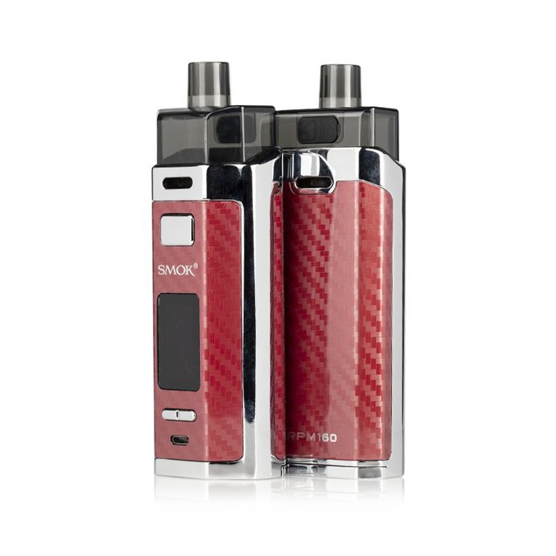 smok rpm160 160w pod mod kit front side and back side view