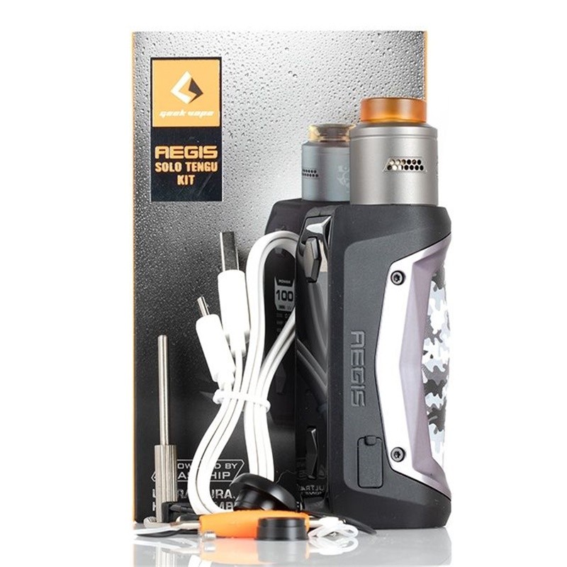 geek vape aegis solo 100w tengu rda package content