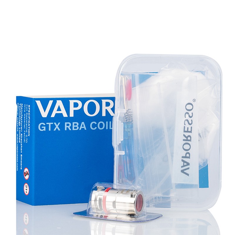 vaporesso gtx replacement coils - rba coil - package includes