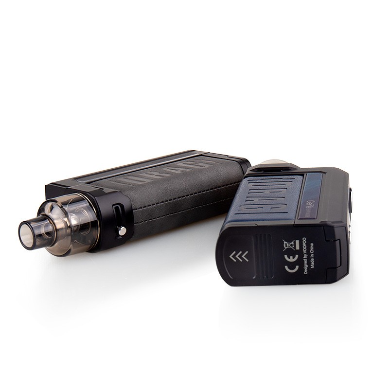 voopoo drag max 177w pod mod kit top and bottom view