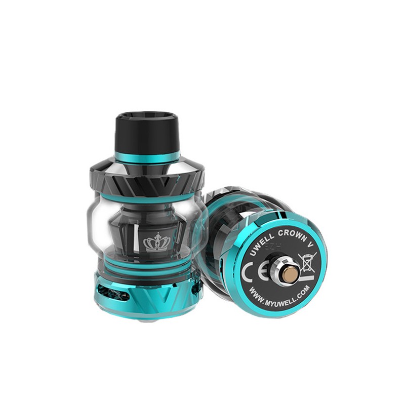 uwell crown 5 sub ohm tank - front and bottom view