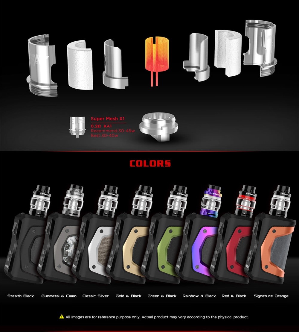 Geekvape Aegis X Kit 200W All colors