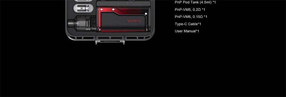 VOOPOO Argus GT Kit Packing list2
