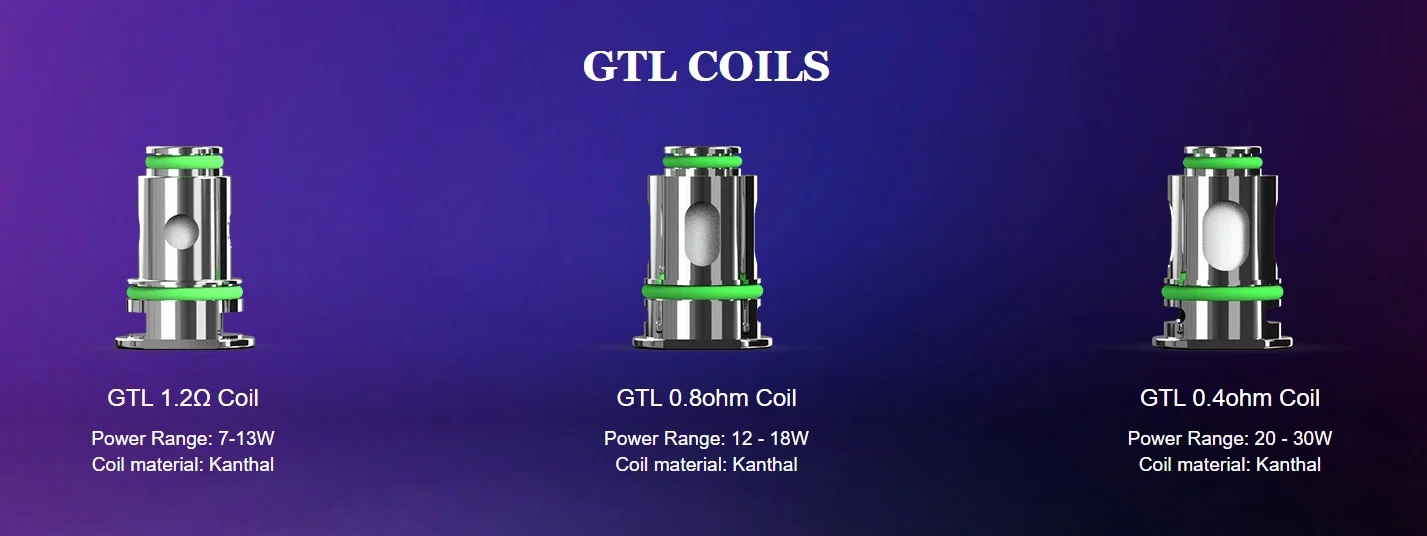 Eleaf GTL Different Resistance Coils
