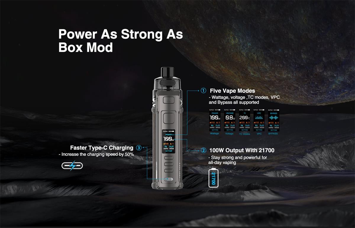 Power As Strong As Box Mod